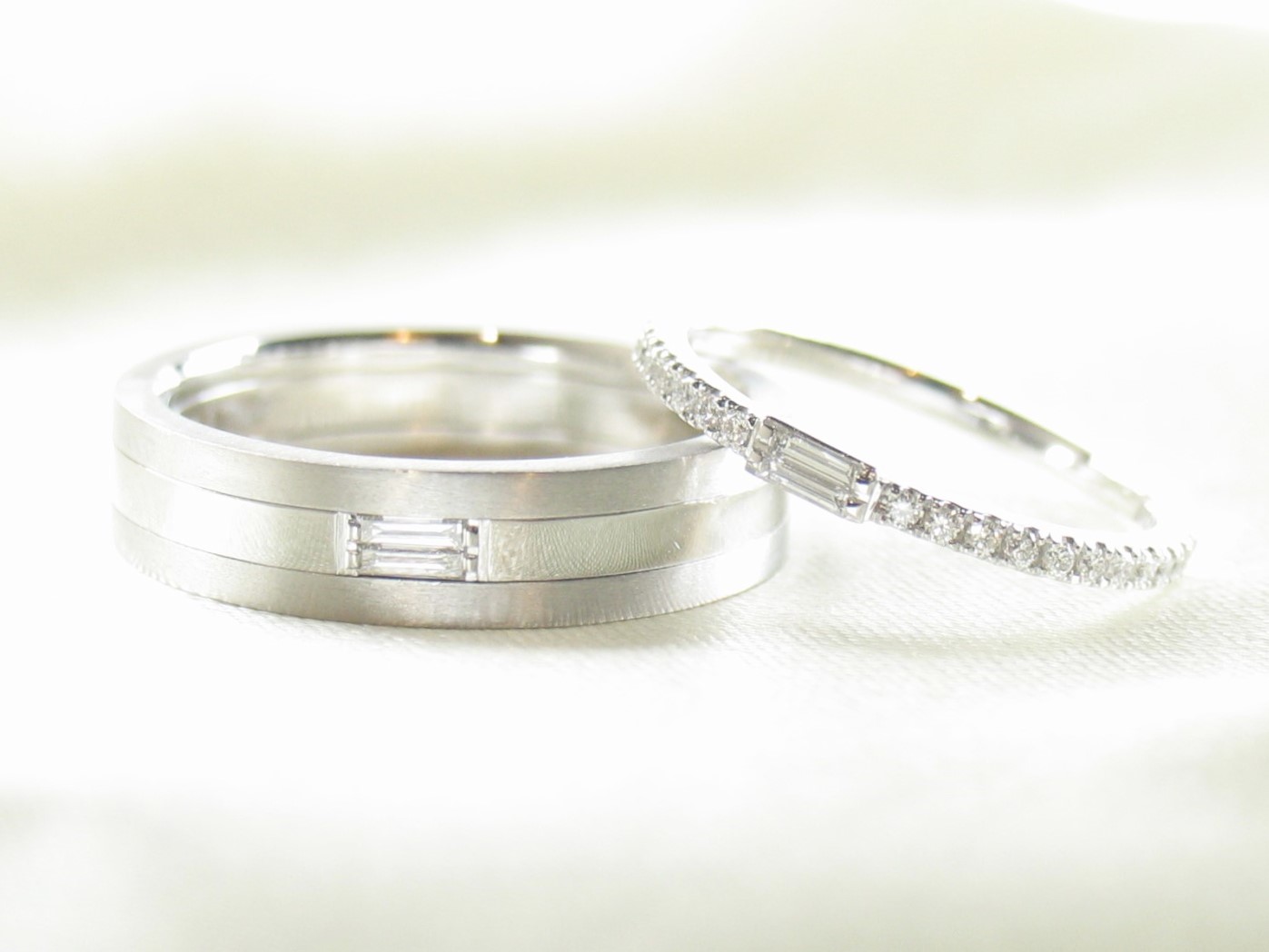 twinbucketlave ring men's&ladies' pt/diamond(ツインバケットラブ リング メンズ&レディース プラチナ/ダイヤ)